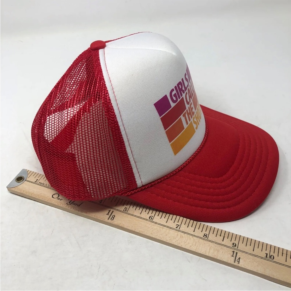 NWOT!! 21 Seeds “Girls Call The Shots”Hat Snapback Otto Red & White One Size - Picture 7 of 10